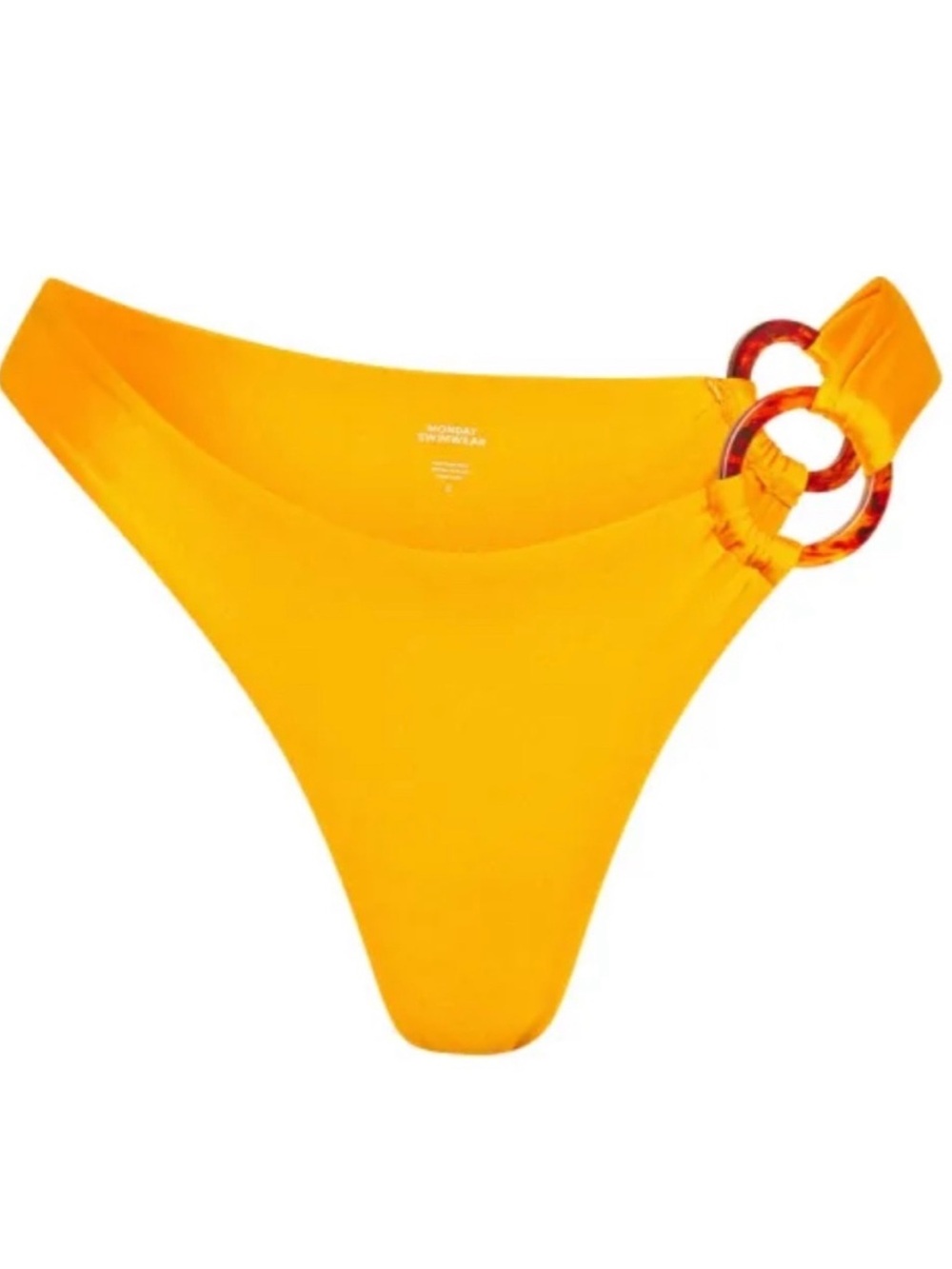Monday Swimwear Bronte Ring Bottom Mango Shiny - Picture 3 of 7